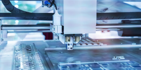 PCB Processing on CNC machine,Production of electronic components at high-tech factory PCB Processing on CNC machine,Production of electronic components at high-tech factory